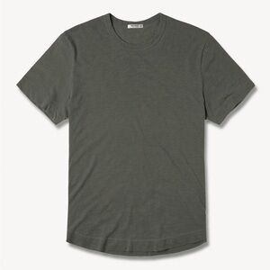 Buck Mason Slub Curved Hem Tee